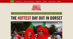Desktop Screenshot of greatdorsetchillifestival.co.uk